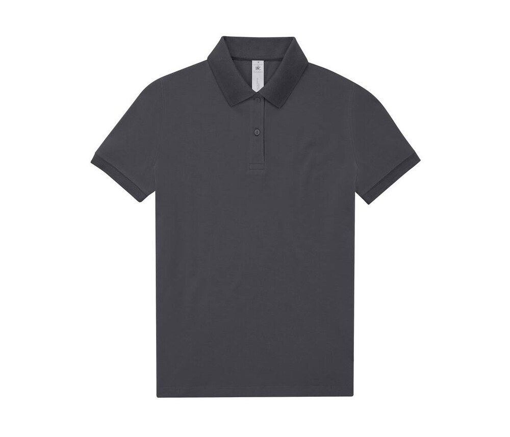 B&C BCW461 - Short-sleeved high density fine piqué polo shirt
